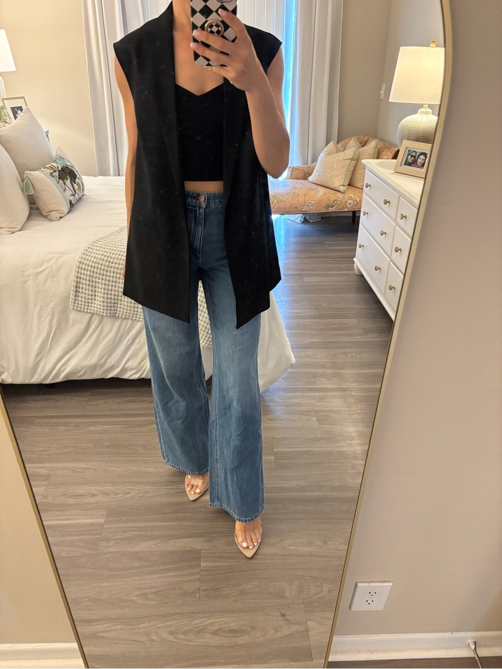 Office by RD Style Sleeveless Open-Front Vest Blazer – Black 🖤